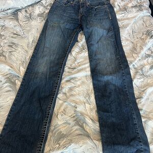 Cinch Blue Flare & Wide Leg Jeans